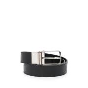 Pre-owned Leather belts Louis Vuitton Vintage , Black , Dames