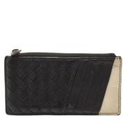 Pre-owned Leather wallets Bottega Veneta Vintage , Black , Dames