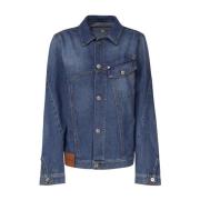 Blauwe Katoenen Denim Jack JW Anderson , Blue , Dames