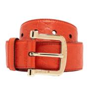 Pre-owned Leather belts Gucci Vintage , Orange , Dames