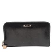 Pre-owned Leather wallets Fendi Vintage , Black , Dames