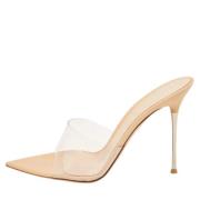 Pre-owned Fabric sandals Gianvito Rossi Pre-owned , Beige , Dames