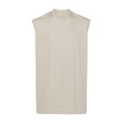 Beige Tarp T Mouwloos Losse Pasvorm Rick Owens , Beige , Heren