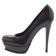 Pre-owned Leather heels Yves Saint Laurent Vintage , Brown , Dames