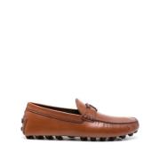 Moc Calf Brandy Leren Band Tod's , Brown , Heren