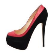 Pre-owned Satin heels Giuseppe Zanotti Pre-owned , Black , Dames