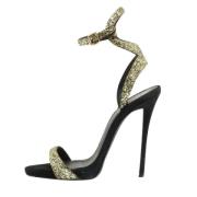 Pre-owned Fabric sandals Giuseppe Zanotti Pre-owned , Gray , Dames