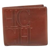 Pre-owned Leather wallets Carolina Herrera Pre-owned , Brown , Dames