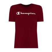Casual Stijl T-Shirt Champion , Red , Heren