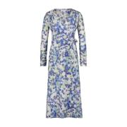 Party Paisley Midi Jurk Fabienne Chapot , Blue , Dames