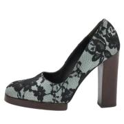 Pre-owned Lace heels Gucci Vintage , Black , Dames