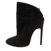 Pre-owned Suede boots Alaïa Pre-owned , Black , Dames