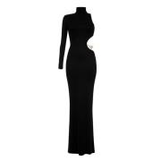 Zwarte jurken voor vrouwen Elisabetta Franchi , Black , Dames