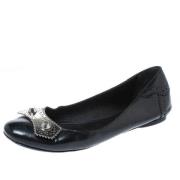 Pre-owned Leather flats Balenciaga Vintage , Black , Dames