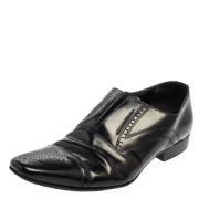 Pre-owned Leather flats Dolce & Gabbana Pre-owned , Black , Dames