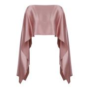 Olga Satin-Finish Sjaal Gianluca Capannolo , Pink , Dames