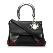 Pre-owned Leather handbags Dior Vintage , Black , Dames