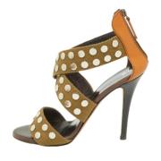 Pre-owned Canvas sandals Giuseppe Zanotti Pre-owned , Green , Dames