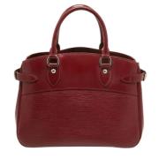 Pre-owned Leather louis-vuitton-bags Louis Vuitton Vintage , Red , Dam...