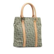 Pre-owned Leather totes Dior Vintage , Green , Dames