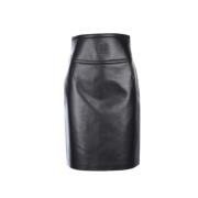 Stijlvolle Zwarte Midi Rok met 4G Logo Givenchy , Black , Dames