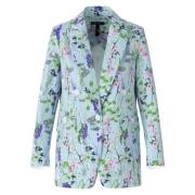 Bloemenprint blazer Marc Cain , Blue , Dames