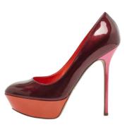 Pre-owned Leather heels Sergio Rossi Pre-owned , Red , Dames