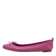 Pre-owned Leather flats Gucci Vintage , Purple , Dames