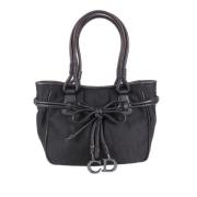 Pre-owned Leather totes Dior Vintage , Black , Dames