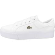 Platform Logo Sneakers Lacoste , White , Dames