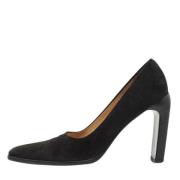 Pre-owned Suede heels Gucci Vintage , Black , Dames