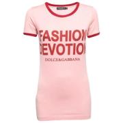Pre-owned Cotton tops Dolce & Gabbana Pre-owned , Pink , Dames