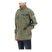 Field Jacket met militair geïnspireerde patches Polo Ralph Lauren , Gr...