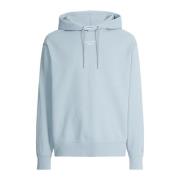 Lichtblauwe Hoodie Calvin Klein Jeans , Blue , Heren