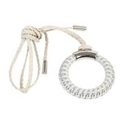 Witte Leren en Metalen Ketting Tod's , White , Dames