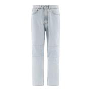 Verlengde Derde Snit Jeans Our Legacy , Blue , Heren