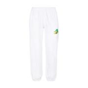 Katoenen Logo Sweatpants met Elastische Tailleband Off White , White ,...