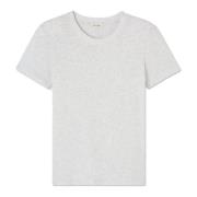 Lichtgrijze T-shirts American Vintage , Gray , Dames