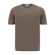 Monochrome Katoenen T-Shirt Cruna , Beige , Heren