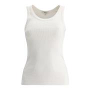 Poppy Tank Top Agolde , White , Dames