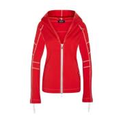 Adria Rood Rits Hoodie Borgo , Red , Dames