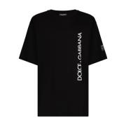 Zwarte T-shirts en Polos van Dolce & Gabbana Dolce & Gabbana , Black ,...