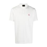 Logo-geborduurd Poloshirt voor Heren Peuterey , White , Heren