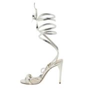 Pre-owned Leather sandals Miu Miu Pre-owned , Gray , Dames