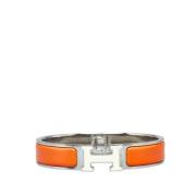 Pre-owned Metal bracelets Hermès Vintage , Gray , Dames