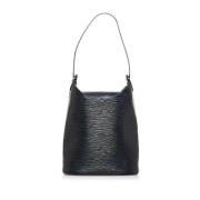 Pre-owned Leather louis-vuitton-bags Louis Vuitton Vintage , Black , D...