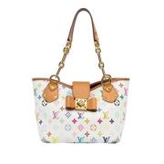 Pre-owned Leather louis-vuitton-bags Louis Vuitton Vintage , White , D...