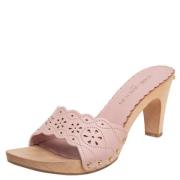 Pre-owned Leather sandals Louis Vuitton Vintage , Pink , Dames