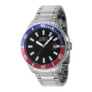 Pro Diver Quartz Horloge - Zwarte Wijzerplaat Invicta Watches , Gray ,...