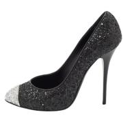 Pre-owned Fabric heels Giuseppe Zanotti Pre-owned , Black , Dames